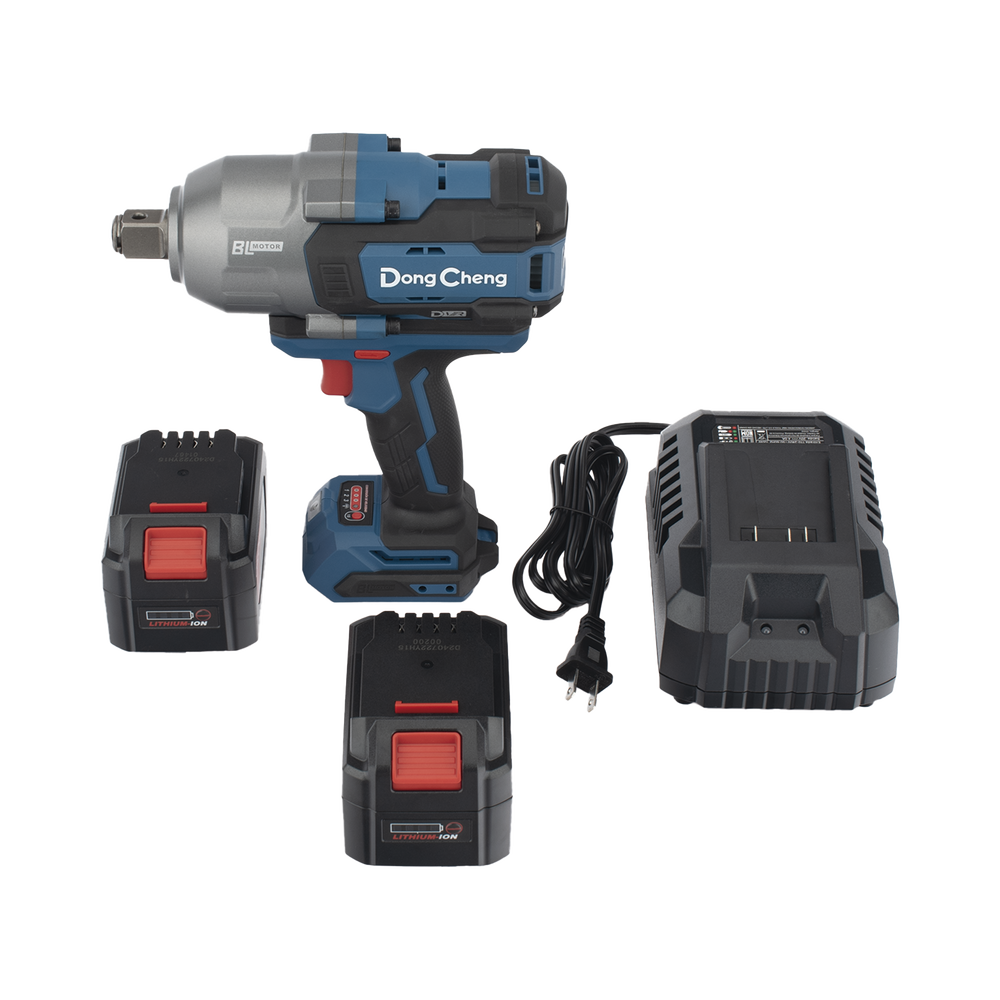 Llave de Impacto Inalámbrica de 20V, Entrada de 3/4 in, Incluye 2 Baterías de 6Ah, Cargador y Estuche
