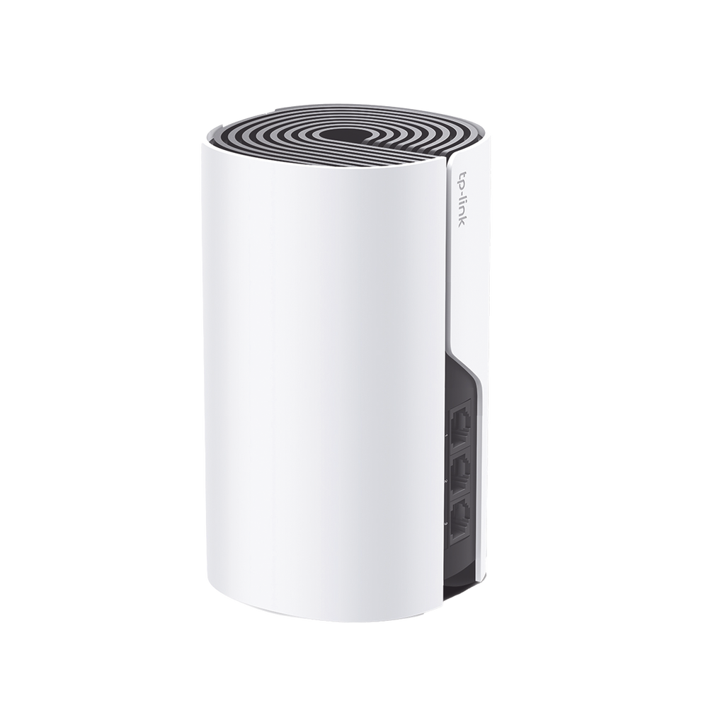 Router Inalámbrico MESH Interior para Hogar / Doble Banda Wi-Fi 5 AC1900 Mbps / 3 Puerto Gigabit WAN/LAN / 3 Antenas Internas / Administración Mediante la App Deco (iOS, Android)