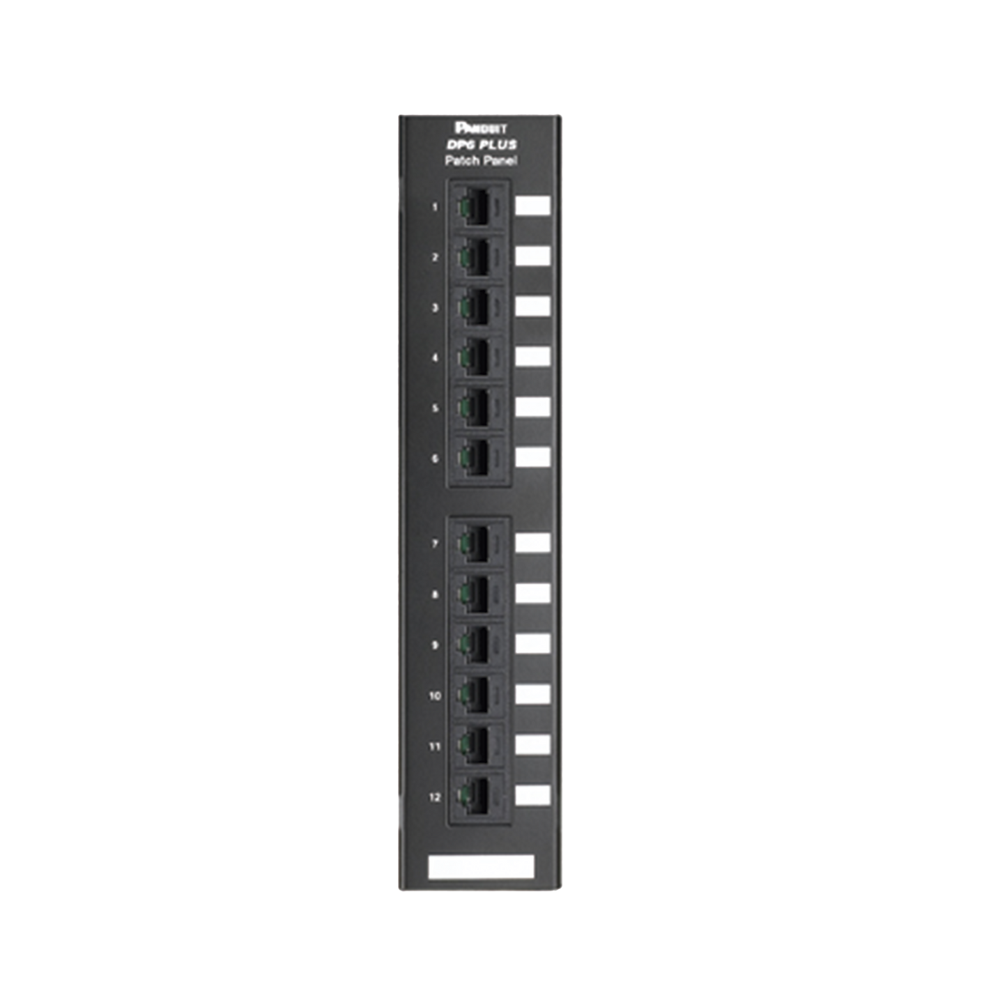 Panel de Parcheo de Impacto 110, Categoría 6, Montaje en Pared Usando Accesorio Wb89d, de 12 Puertos