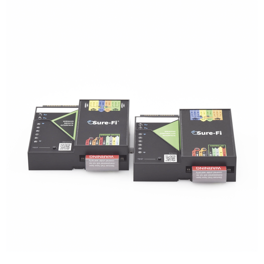 Convertidor de lectora para control de acceso (cableado a inalámbrico) / 1 Wiegand / 2 Relevadores / 2 Entradas / Atraviesa hasta 1.6 KM En Construcción o Material
