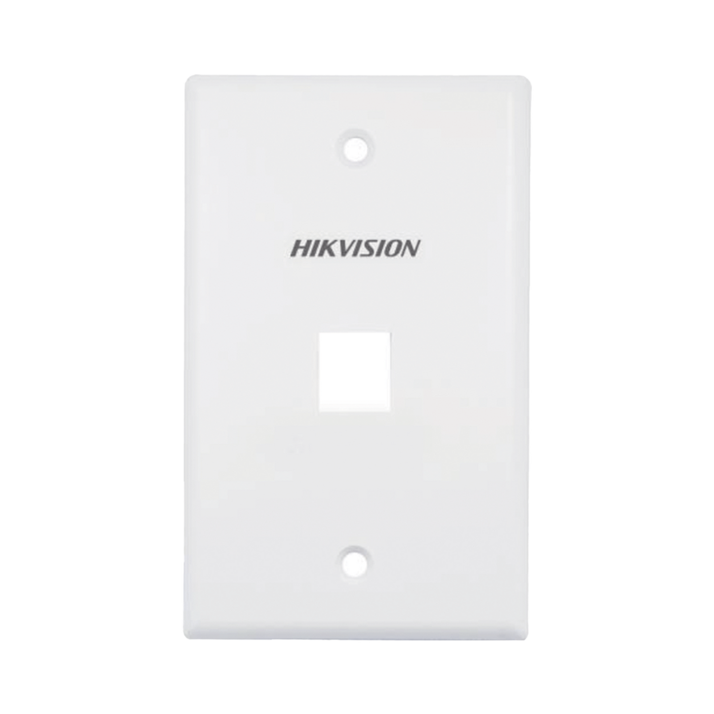 Placa de Pared (Face Plate) / 1 Puerto / Color Blanco / Caja con 20 Piezas / ABS