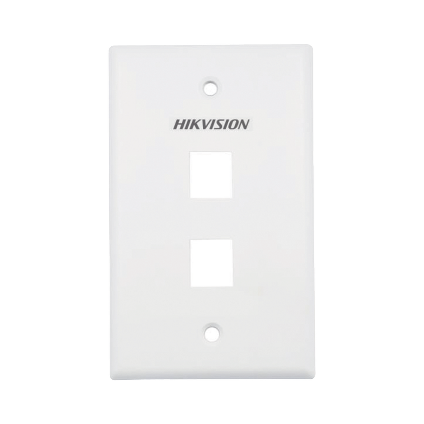 Placa de Pared (Face Plate) / 2 Puertos / Color Blanco / Caja con 20 Piezas / ABS