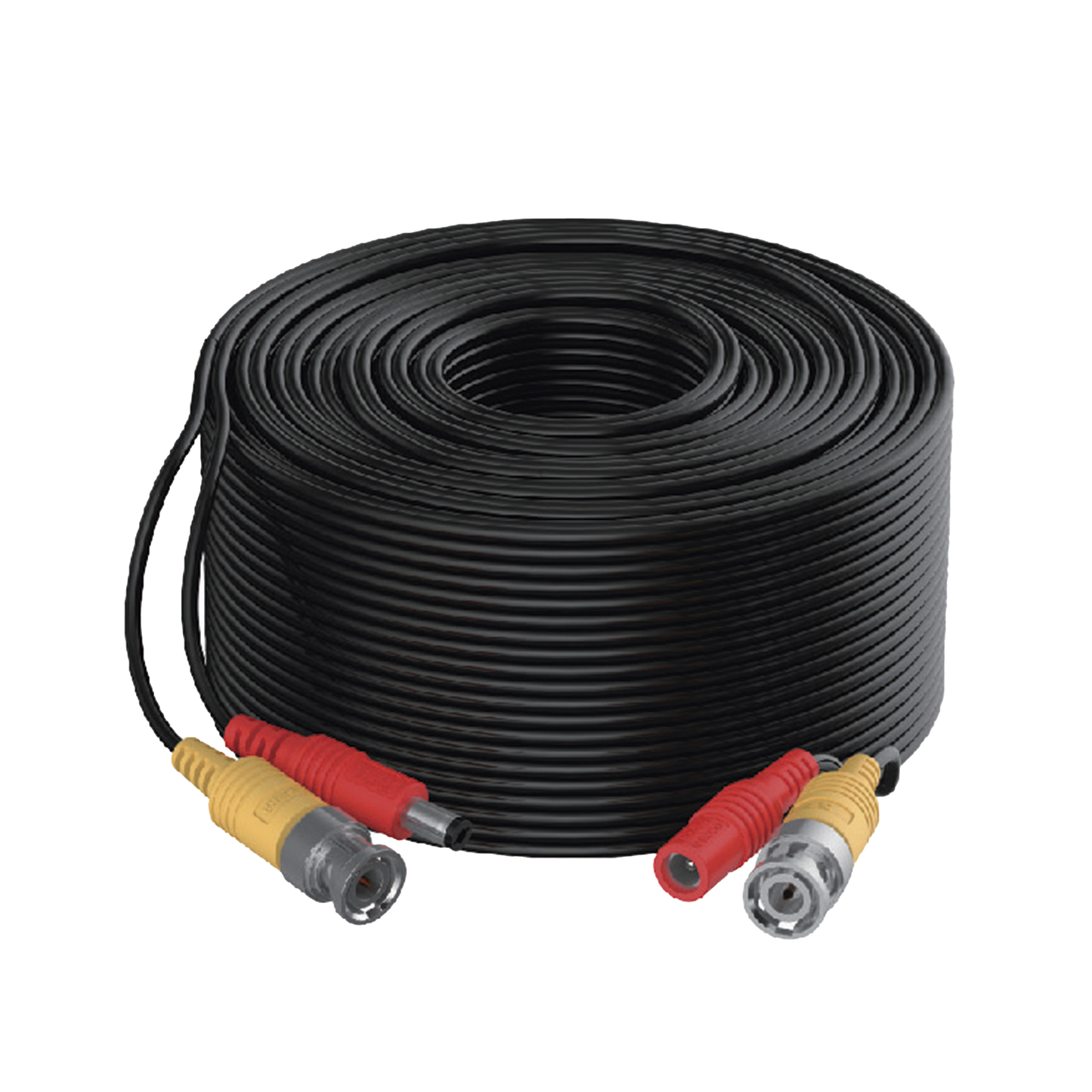 Cable Coaxial Siames (Mini RG59) + Alimentación / 10 Metros de Distancia / CCA / Soporta 1080p (2 Megapixel) hasta 4K (8 Megapixel) / Uso Interior y Exterior