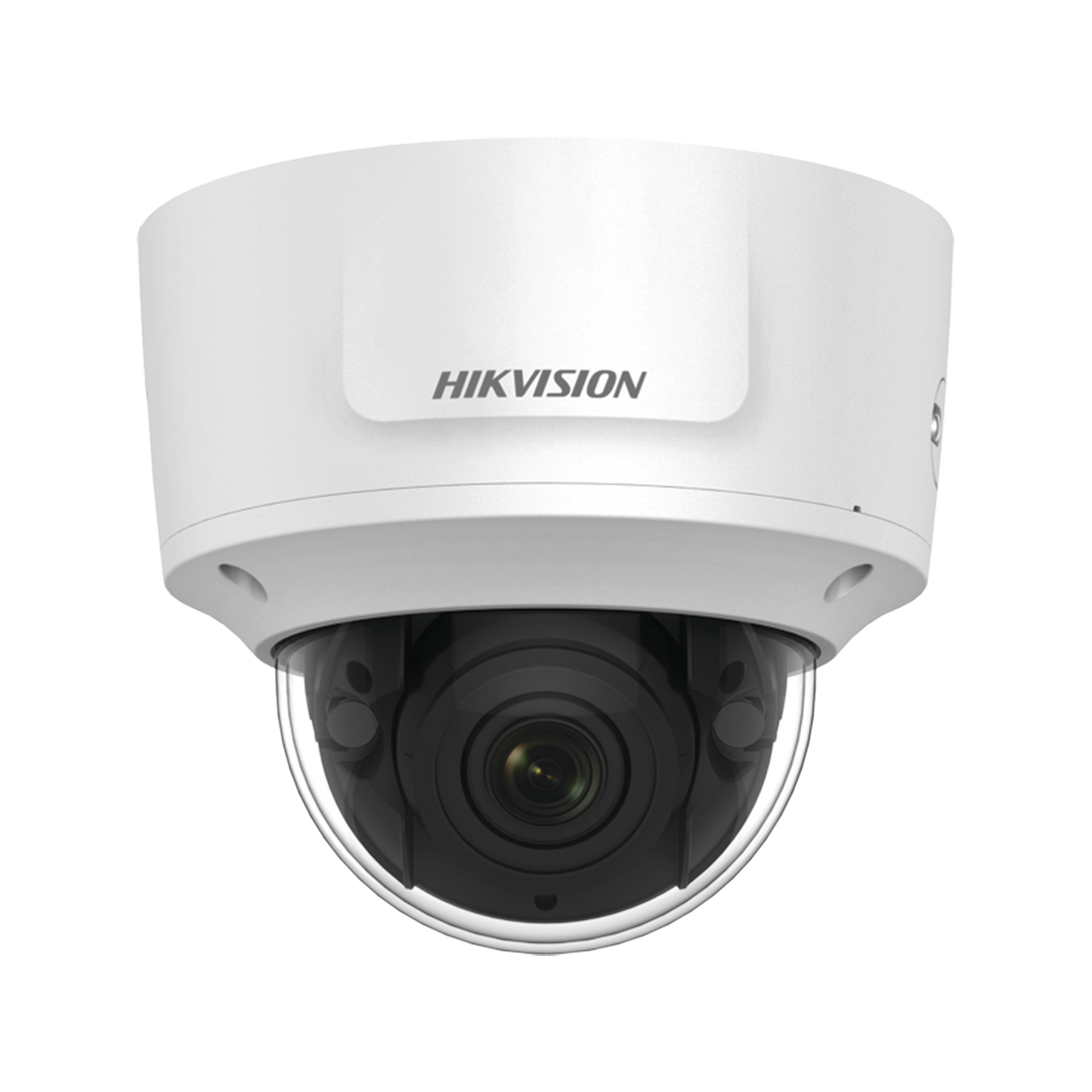 Domo IP 4 Megapixel / Lente Mot. 2.8 a 12 mm / 30 mts IR EXIR / Exterior IP67 / IK10 / WDR 120 dB / PoE / Audio y Alarmas / Videoanaliticos Integrados