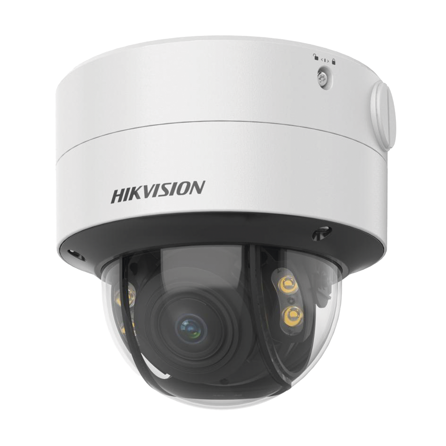 Domo IP 4 Megapixel Lente 2.8 a 12 mm / Imagen a Color 24/7 (ColorVu) / 40 mts Luz Blanca / WDR 130 dB / Exterior IP67 / IK10 / Captura Facial / ACUSENSE / Micro SD