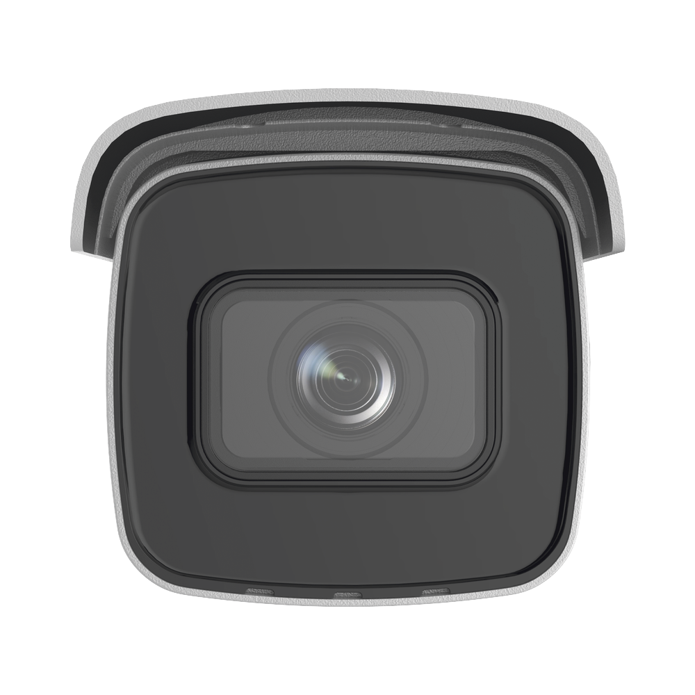 Bala IP 4 Megapixel / Lente Mot. 7 a 35 mm / 80 mts IR EXIR / Exterior IP67 / IK10 / WDR 120 dB / PoE + / MicroSD / 4 Analíticos: AcuSense, Deteccion Facial, Conteo de Personas por Cruce y Zona