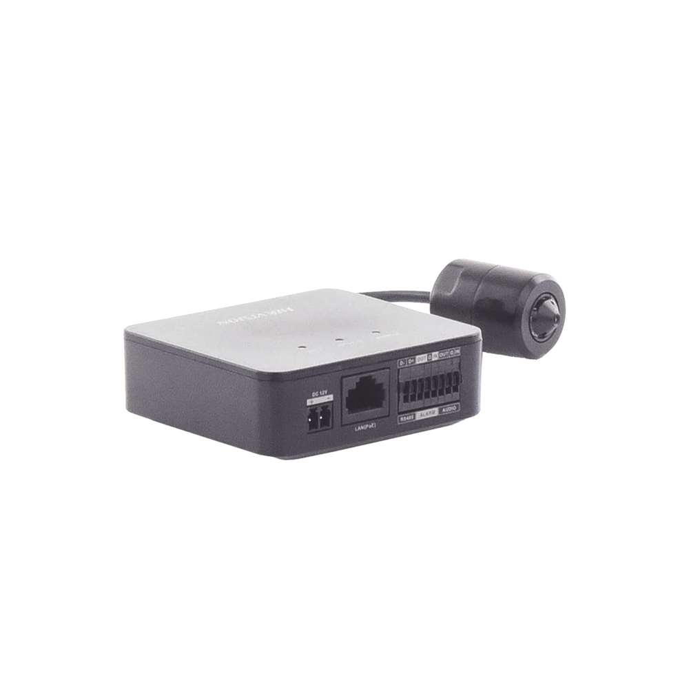 Pinhole IP 2 Megapixel / Lente 3.7 mm / 2 Mts Cable / PoE / Ideal para Cajeros Automáticos (ATM) / WDR / Micro SD / Cámara Tipo Cilindro