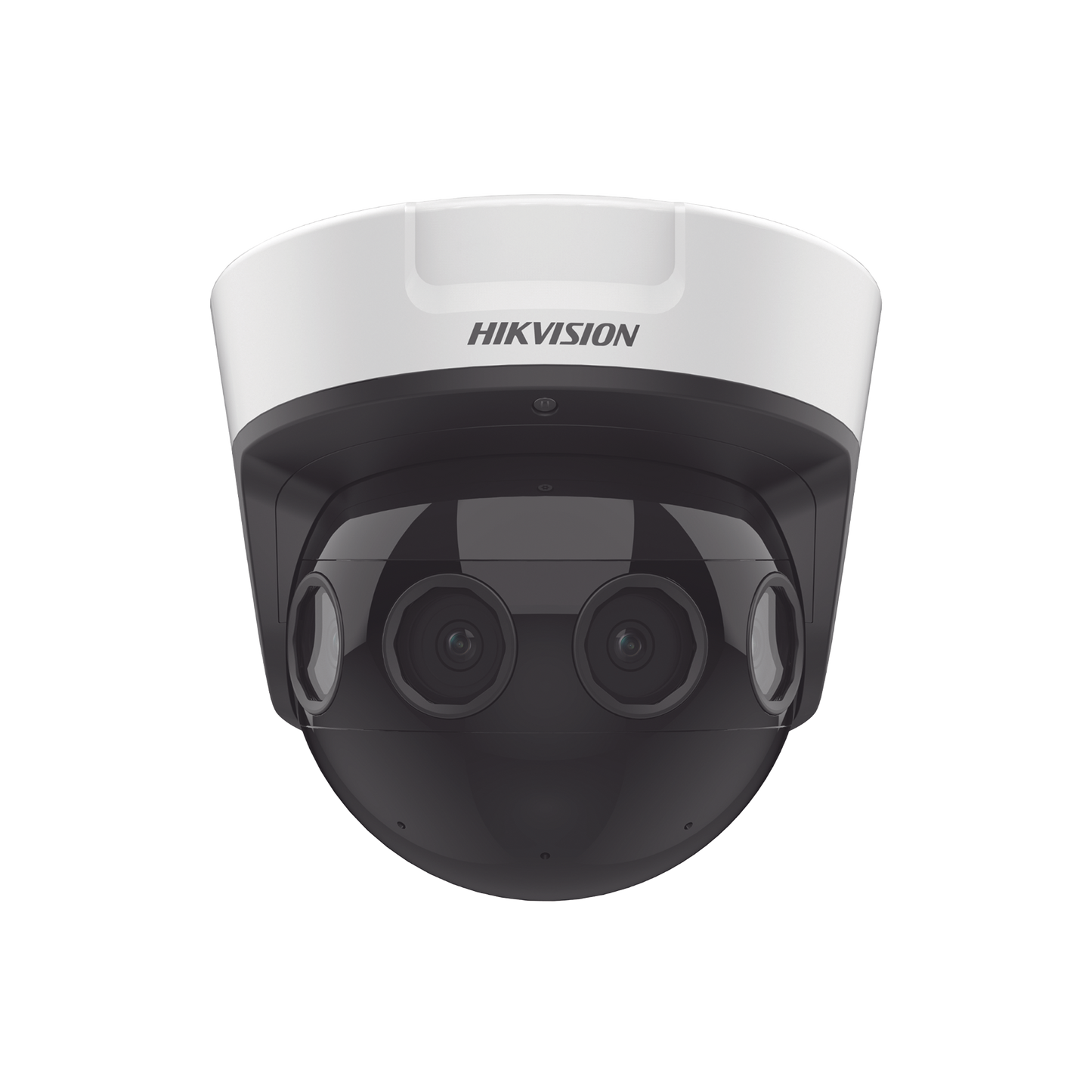 PanoVu Series / Vista Panorámica 180° / 8 Megapixel en Total / 4 Lentes 2.8 mm (2 Megapixel) / 20 mts IR EXIR / Exterior IP67 / IK10 / 12 Vcc / PoE+ / Micro SD