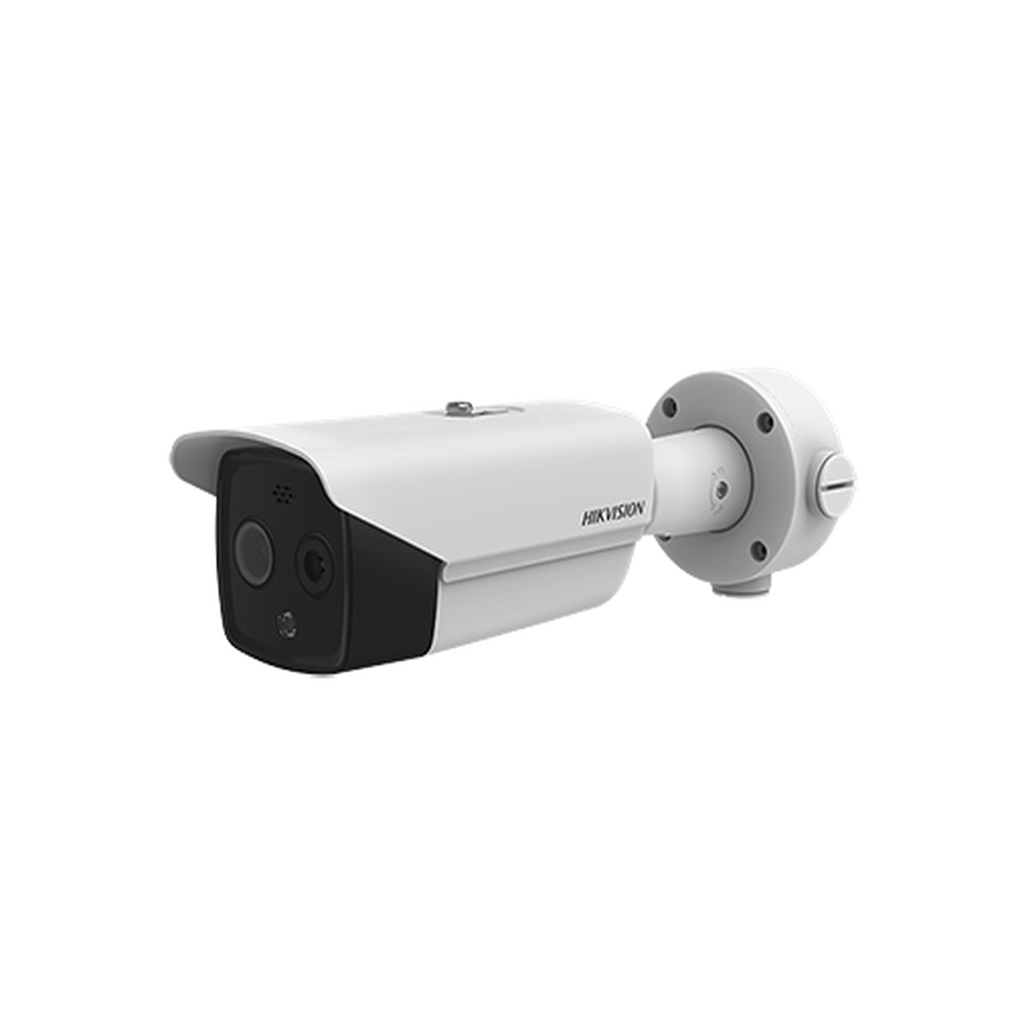 Bala IP Dual / Térmica 6.2 mm (160 x 120) / Óptico 8 mm (4 Megapixel) / DETECCIÓN DE PERSONAS 182 m / 40 mts IR / Exterior IP67 / PoE / Termométrica / Detección de Fuego / Detección de T / Micro SD 32 GB Incluida