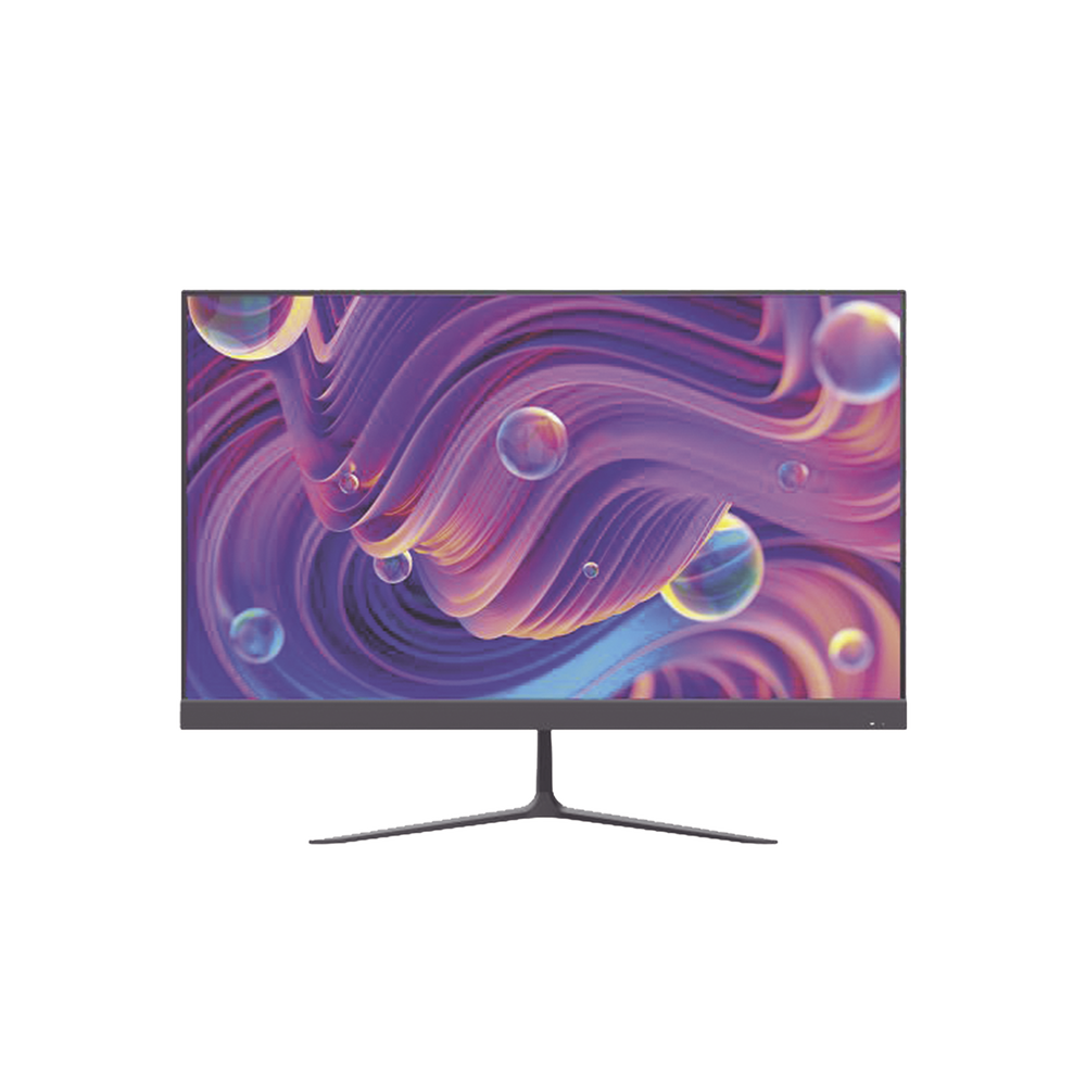 Monitor LED Full HD (1080p) de 23.8" / Ideal para CCTV, Oficina y Hogar / Entrada HDMI-VGA / Montaje VESA ( 75 X 75) / Uso 16/7 / Backlight E-LED / Ultra Delgado