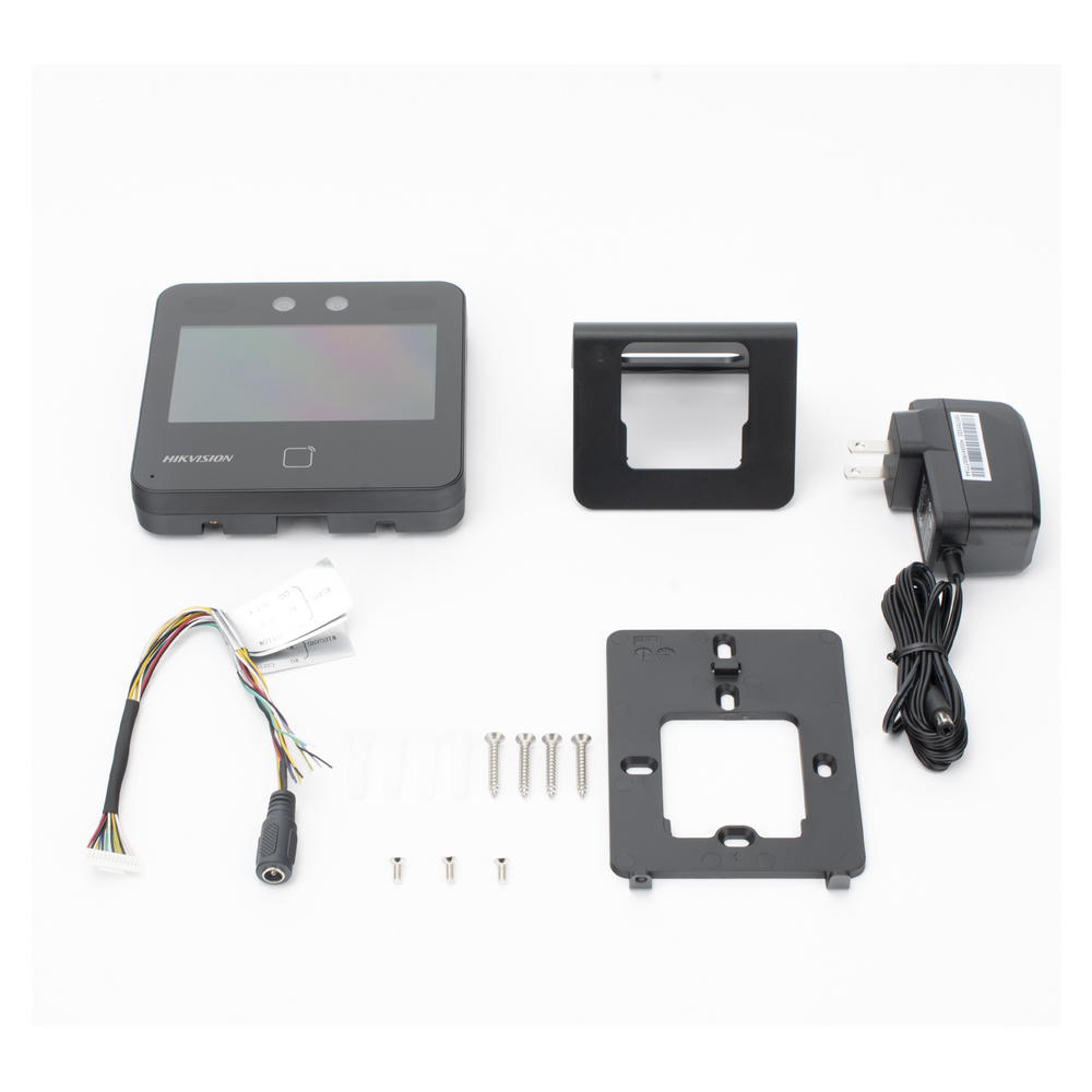 Terminal Min Moe WiFi / Touch de Reconocimiento Facial Ultra Rápido para ASISTENCIA y Control de ACCESO / 1500 Rostros y 3,000 tarjetas / Lee códigos QR / Videoportero / Detección de Cubrebocas / SIP Estandar / HIK-IA
