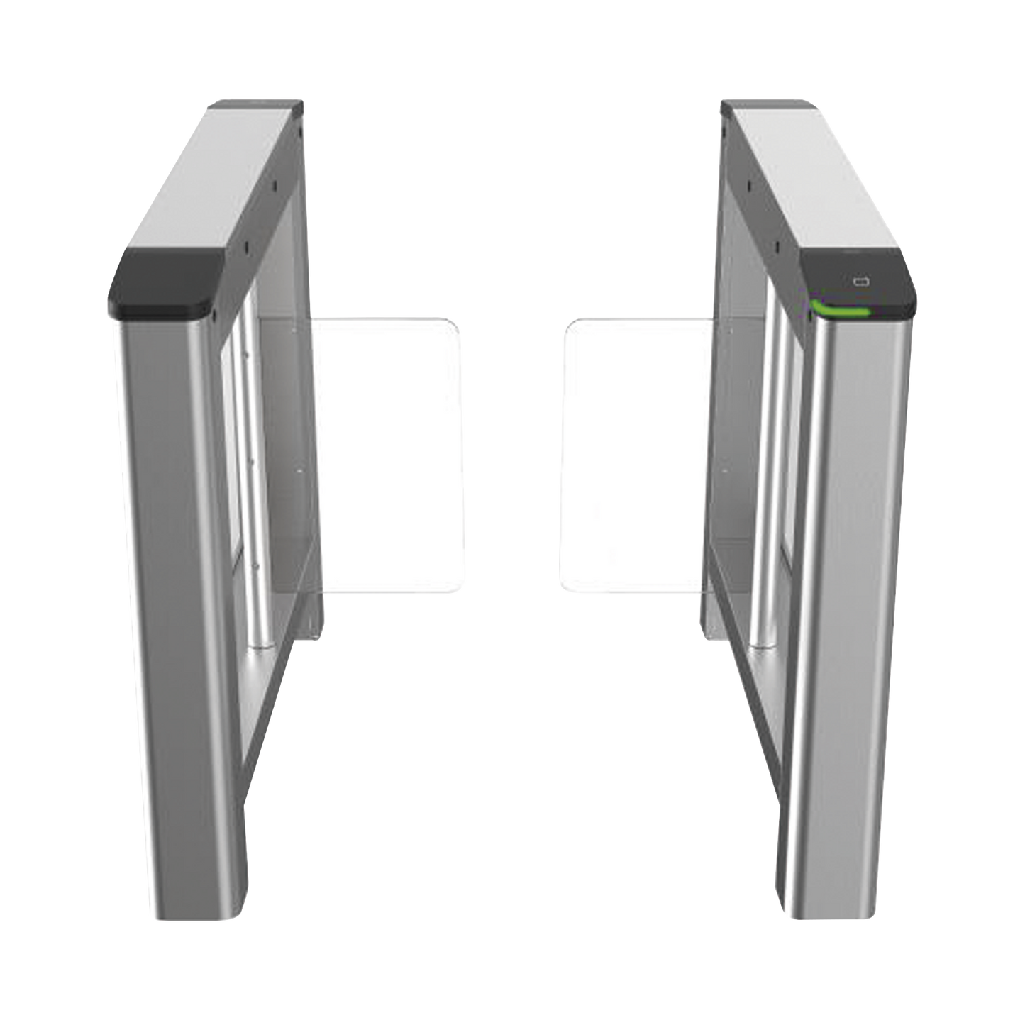 Kit de Torniquetes Swing IZQUIERDO y DERECHO / Bidireccional / Preparación para Instalar Terminal Facial con Montaje DS-KAB6ZU1 (No incluidos) / 3,000,000 MCBF / 4 Pares de IR / Carril de 90 cms