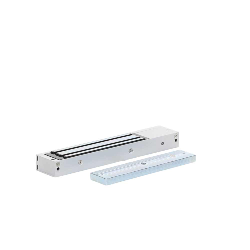 Chapa Magnética de 600 Lbs (272 Kg) / Montaje en Puerta Normal / Certificado CE / Uso en Interior / Magnetismo Anti-residual