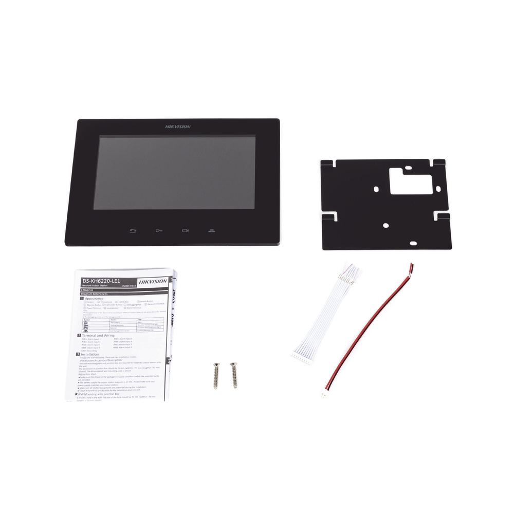 Monitor IP Lite (No touch) para Videoportero IP / Apertura Remota y Video en Vivo / PoE Estándar / Principal o Esclavo