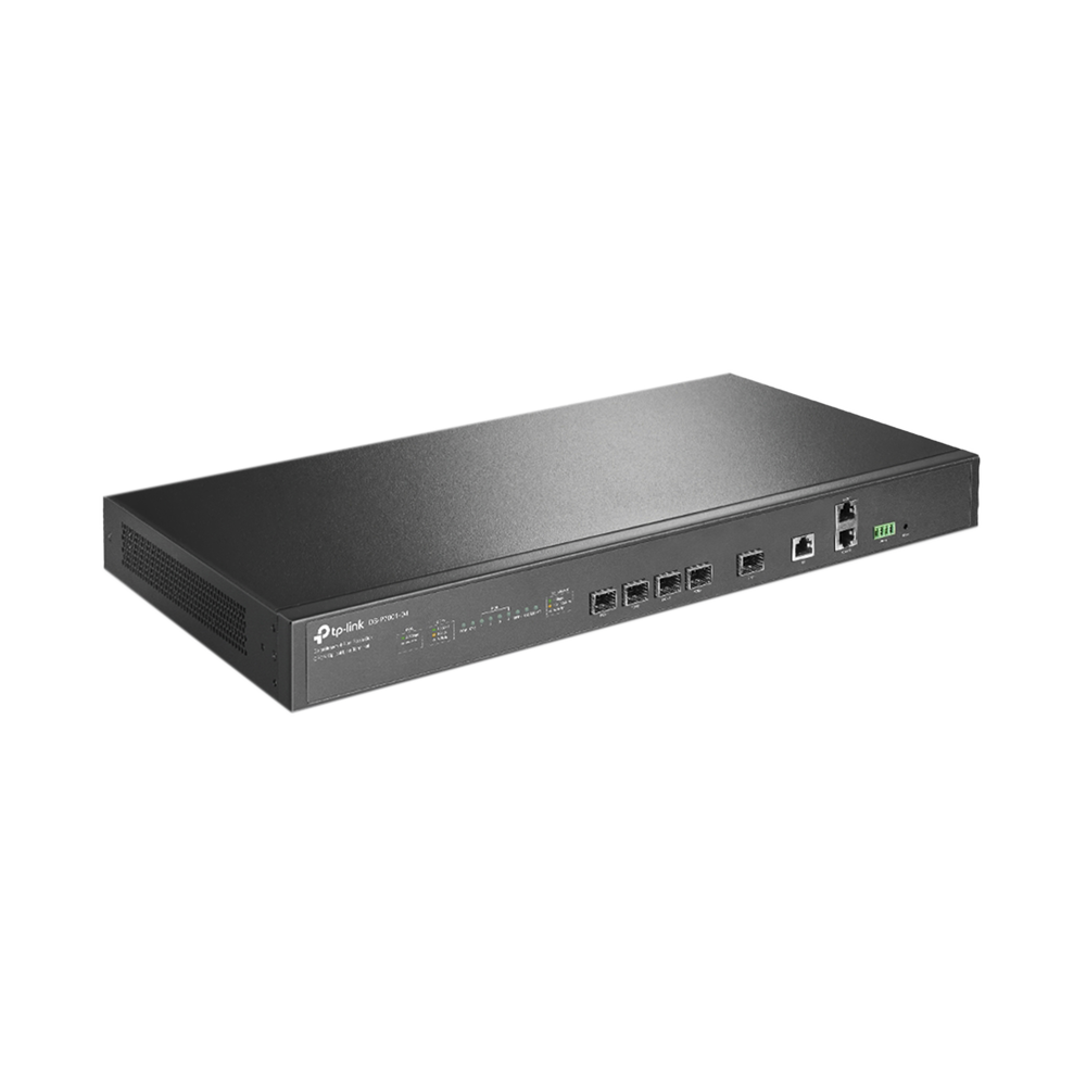 Delta Stream - OLT de 4 puertos GPON / Conexión de hasta 512 ONUs / 1 Puerto Gigabit RJ45 Uplink / 1 Puertos SFP+ Uplink / Fuentes Redundantes AC- DC (incluidas) / Administración desde la nube (DPMS)