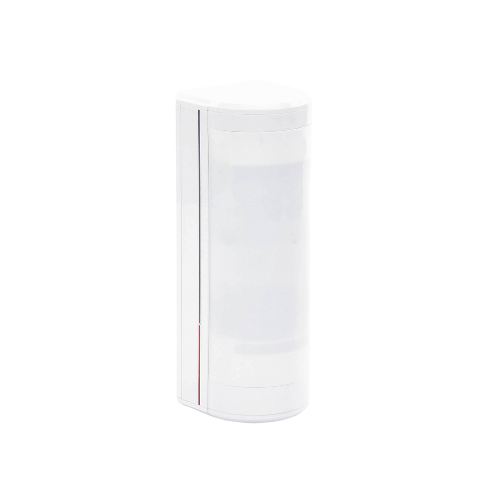 Detector de Movimiento Exterior Cableado / 15 Metros de Detección / Ángulo de Cobertura de 90° / Movilidad de Lente en Eje de 180° / Inmunidad a Mascotas de 45Kg / Exterior IP65 / Doble Tecnología Microondas y PIR