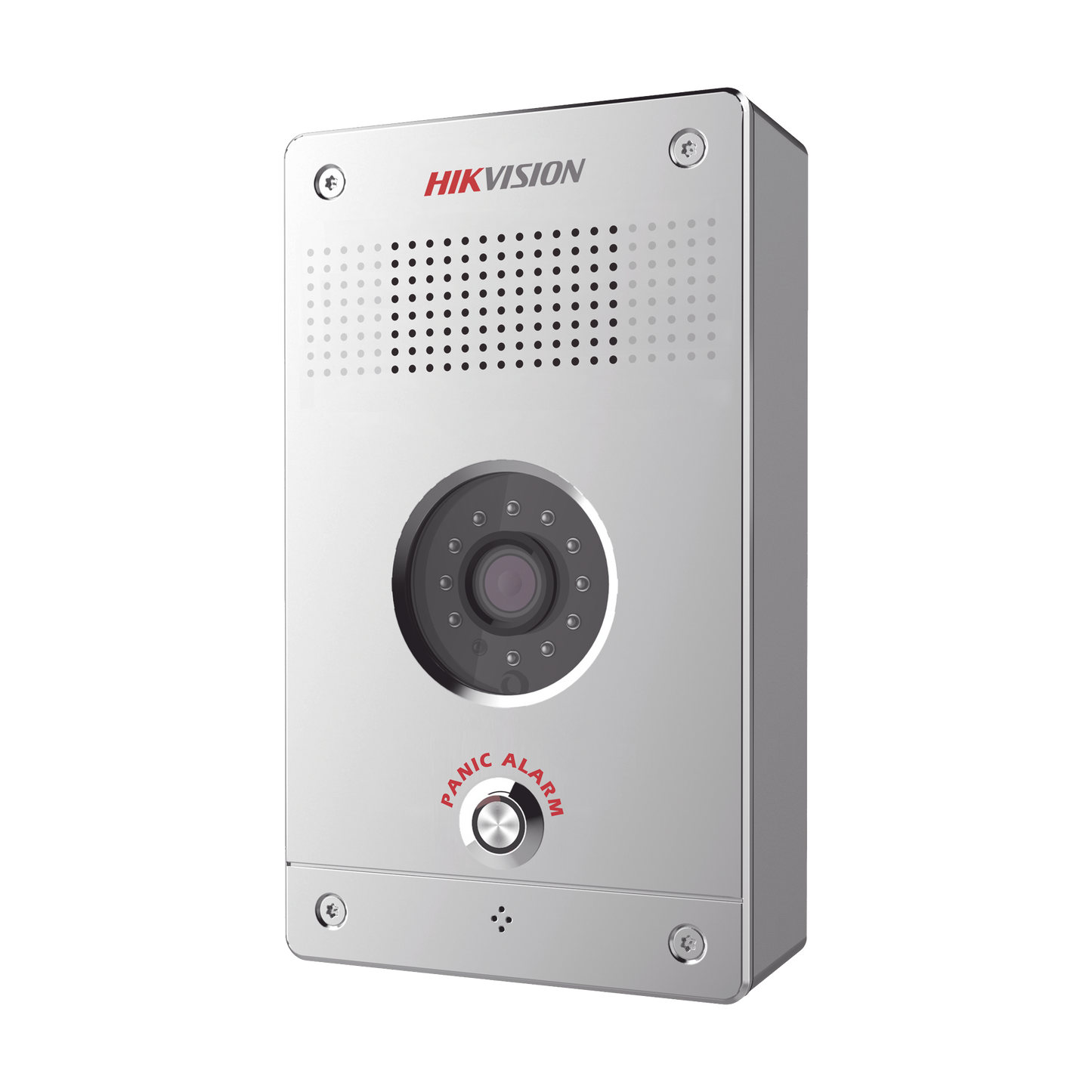 Estación de Alarma de Pánico / Cámara de 2 Megapixel / Audio de Dos Vías / 10 mts IR / Entrada y Salida de Alarmas / Micro SD 128 GB / Uso Interior