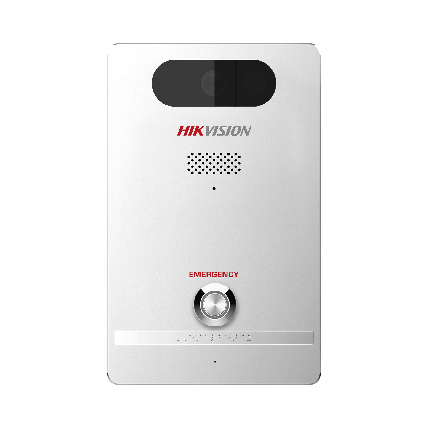 Estación de Alarma de Pánico / Cámara de 2 Megapixel / Micrófono Integrado / Exterior IP65 / Protección IK10 / PoE / 10 mts IR / Entradas y Salidas de Alarma