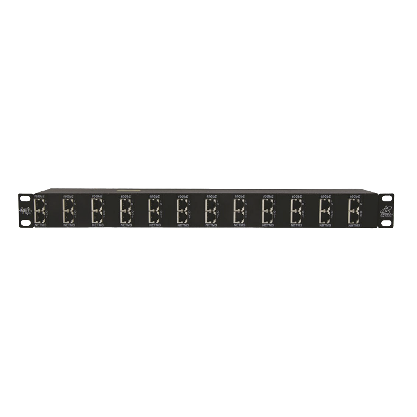 Protector de puertos IP de 12 Canales para uso en CAT5e, CAT6 y CAT6A.