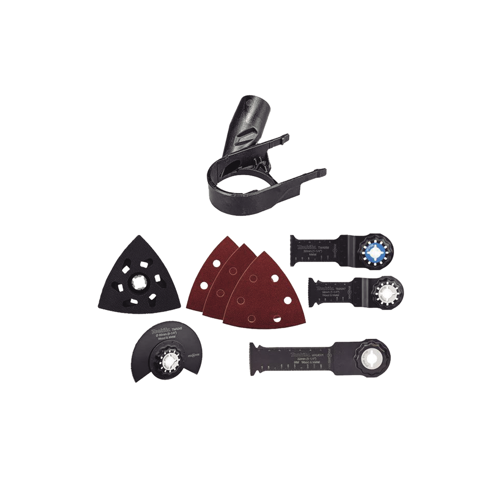Multiherramienta Oscilante Inalámbrica de 18V, incluye 2 Baterías BL1850B de 5.0 A, Cargador DC18RC, Accesorios y Estuche Makpac