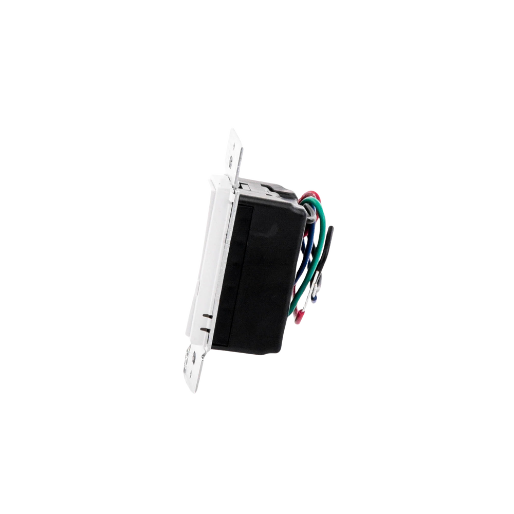 (Caseta Wireless) DIVA Atenuador de pared. Aumenta/Disminuye Intensidad de Iluminación. No requiere cable neutro. 150W LED / 600W INC/HAL