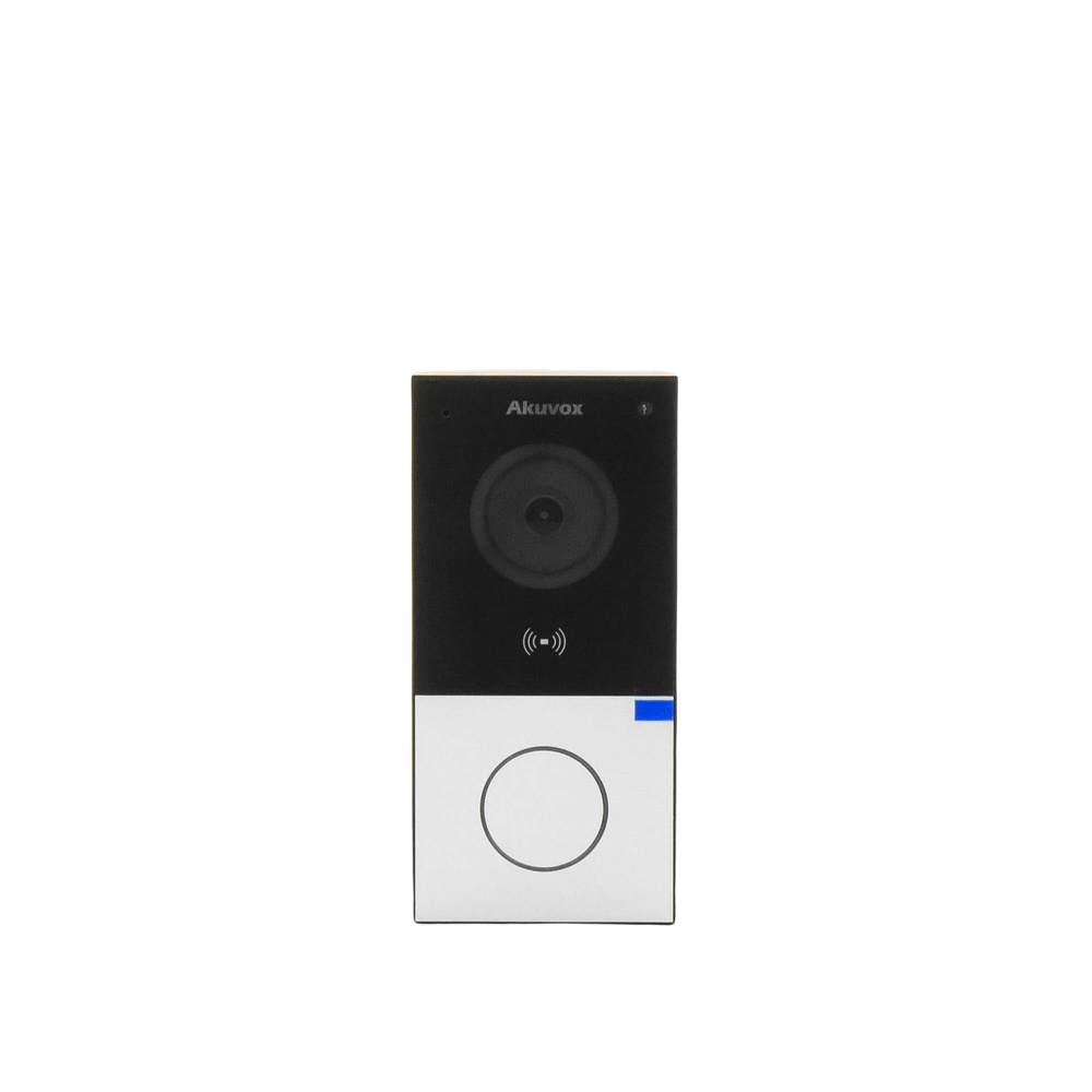 DOORBELL / WIFI / 100% en la Nube / POE / Bluetooth / NFC / Lector de Tarjetas MIFARE / Notificación en APP / Llamada Telefónica / SIP / ONVIF / IP65 / Cámara 2 MP / Botón con Iluminación / Control de 1 Puerta