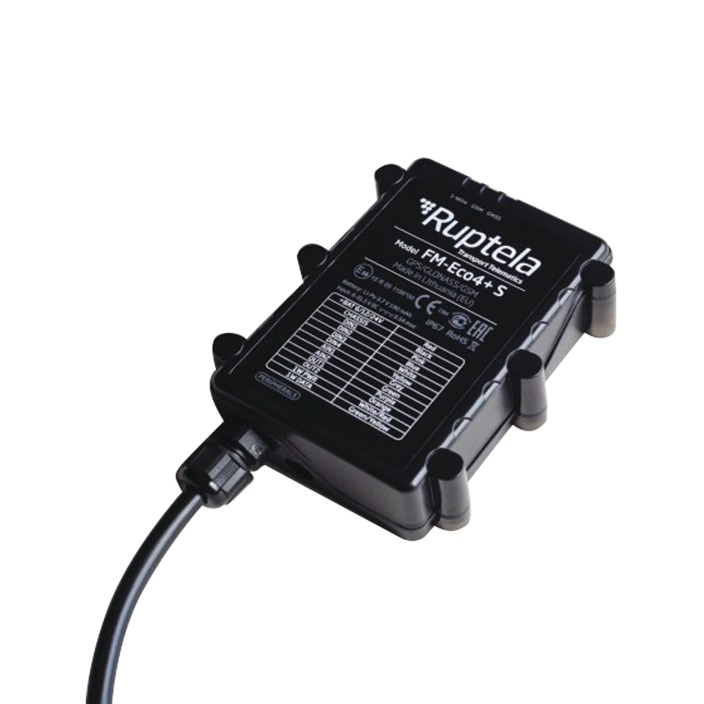 Localizador vehicular 2G con proteccion IP67 y antenas internas