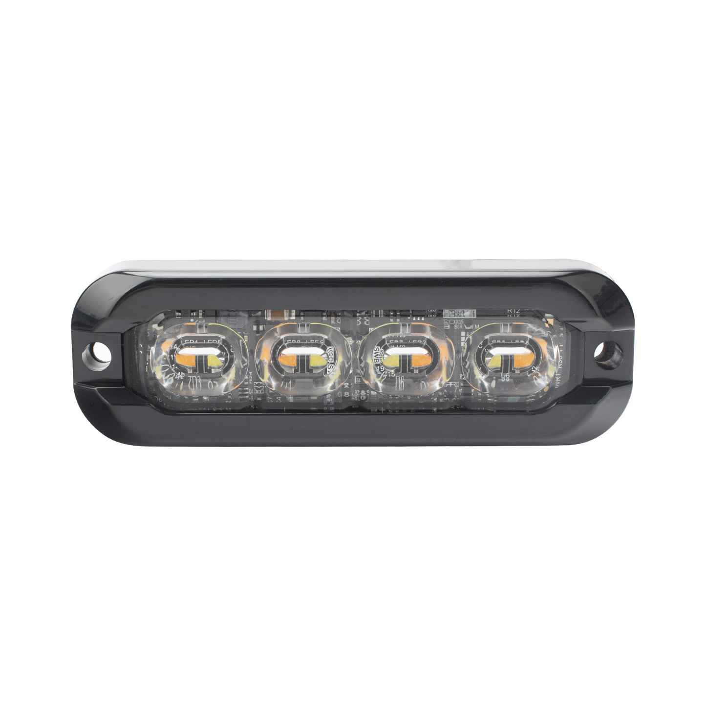 Luz perimetral , 8 LED Ultra Brillantes, Dual Color Ambar / Claro