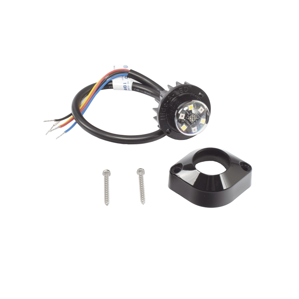 Estrobo Oculto de 6 LED color Azul Serie ED9015