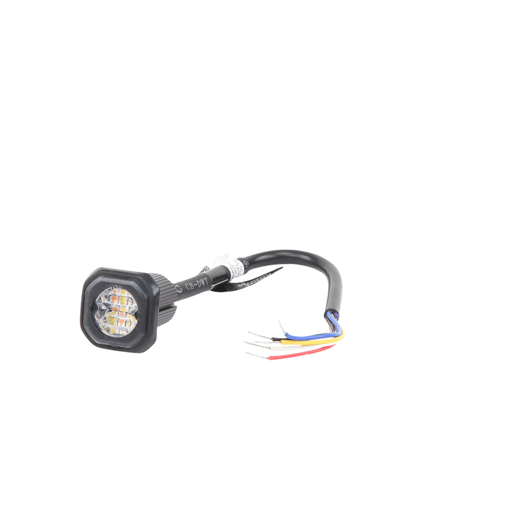 Lampara Oculta de LED de bajo perfil color ambar claro