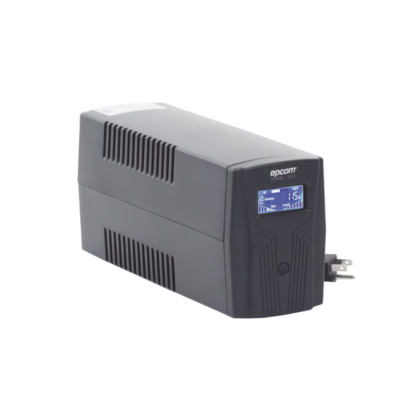UPS de 850VA/510W / Topología Línea Interactiva / Entrada y Salida 120 Vca / Clavija NEMA 5-15P / 6 Tomas NEMA 5-15R / Sin RJ11 ni RJ45
