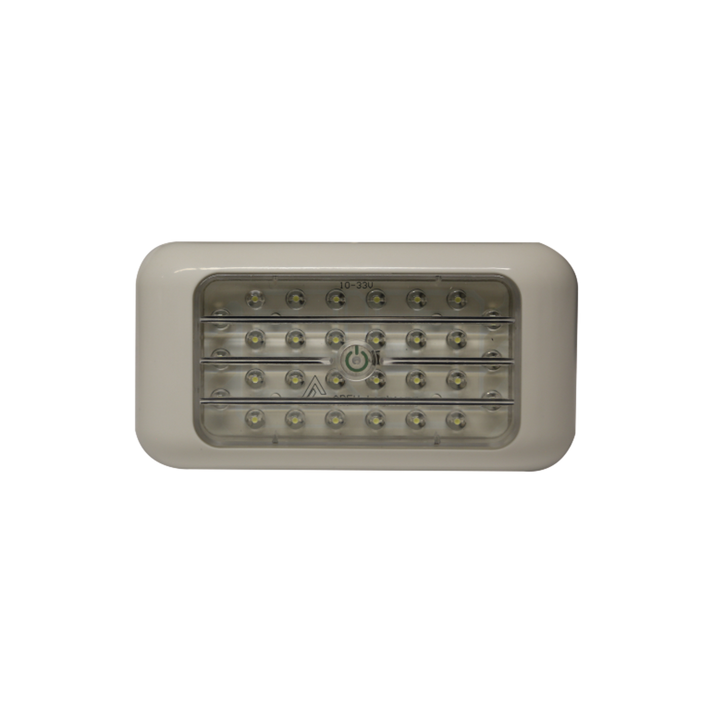 Luz rectangular blanca cálida para interiores