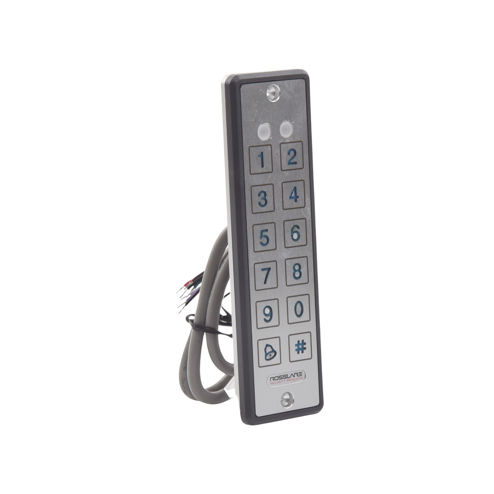 Lector ultra delgado de proximidad con teclado, capacidad de lectura de tarjetas de proximidad de 125 Khz (tipo EM y HID)