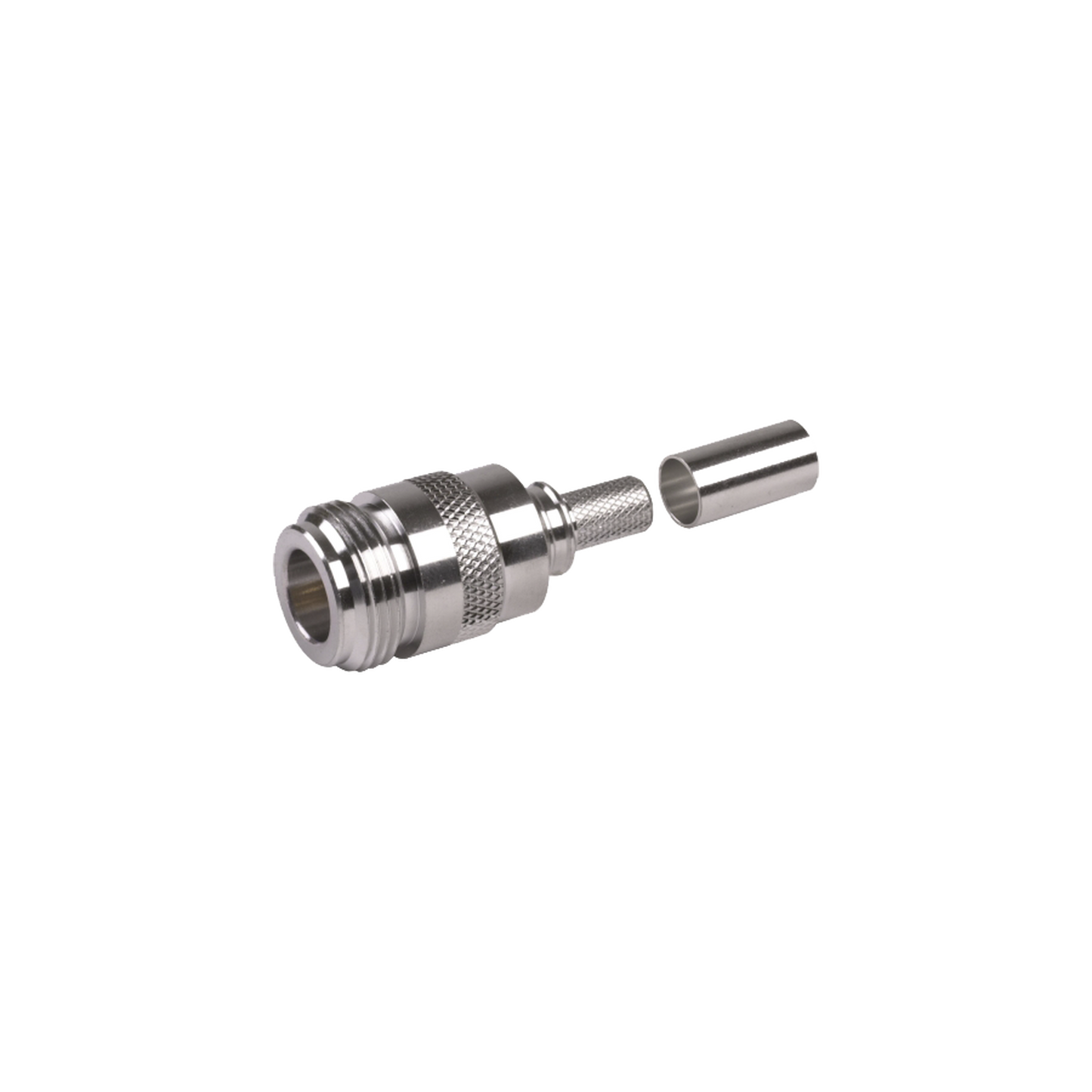 Conector N Hembra Plegable con Pin Cautivo para cables