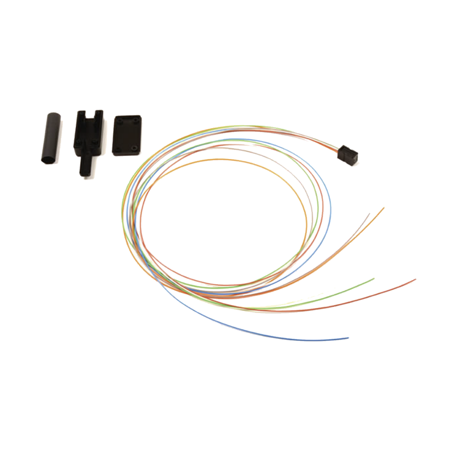 Kit Breakout de 6 fibras, para convertir fibra (Loose Tube) de 250 a 900 micras, 1 metro