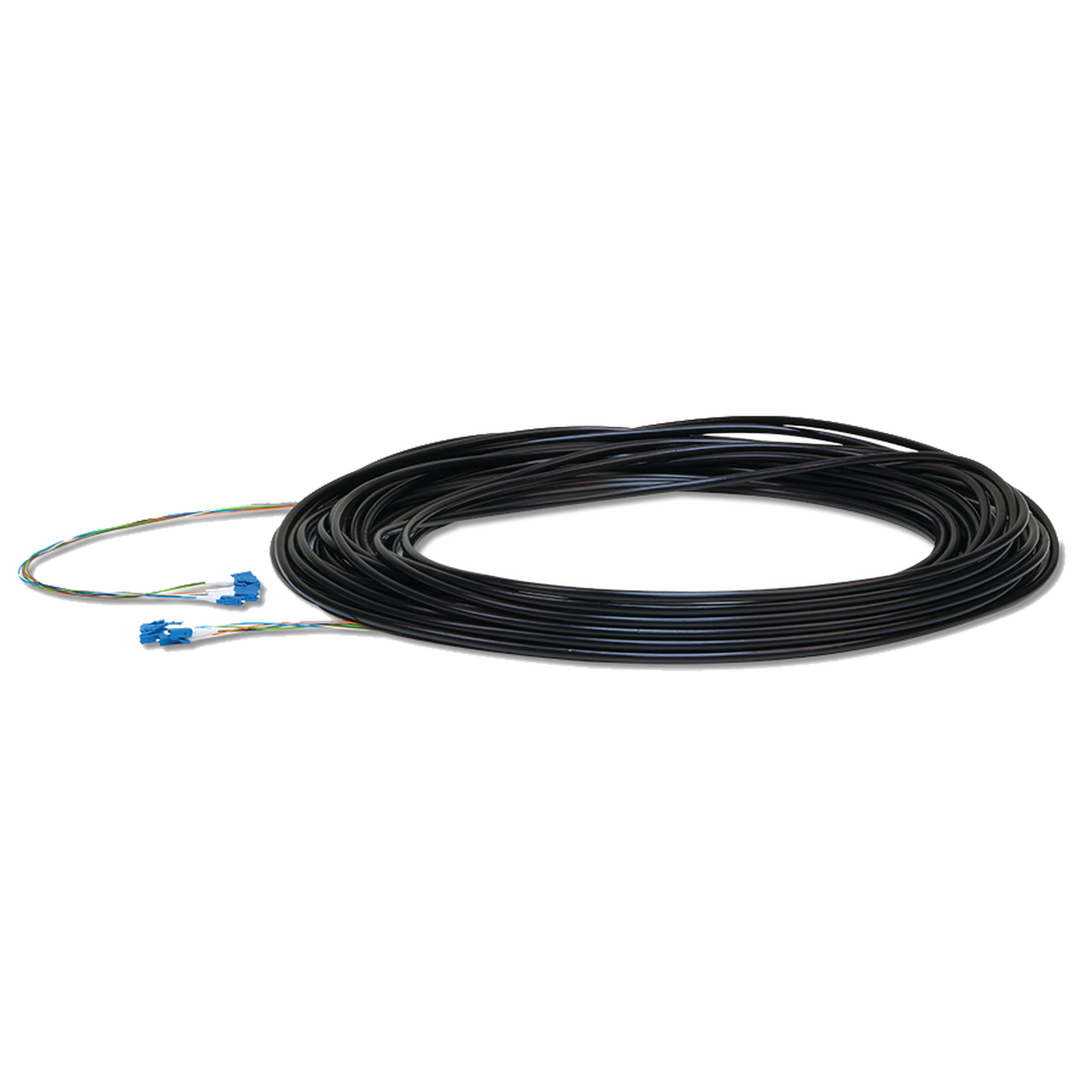 Fibercable de 30 Metros (100 Pies) Monomodo (SM) con Conectores LC, Ideal para Equipos Edgerouter, Edgeswitch y Edgepoint.