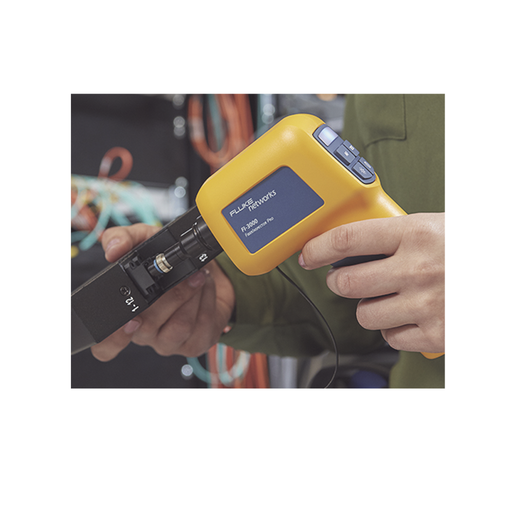 Cámara de Inspección FiberInspector, con Sonda Para Probar Terminaciones de Fibra Óptica, Compatible con Fibras Individuales o Conectores MPO