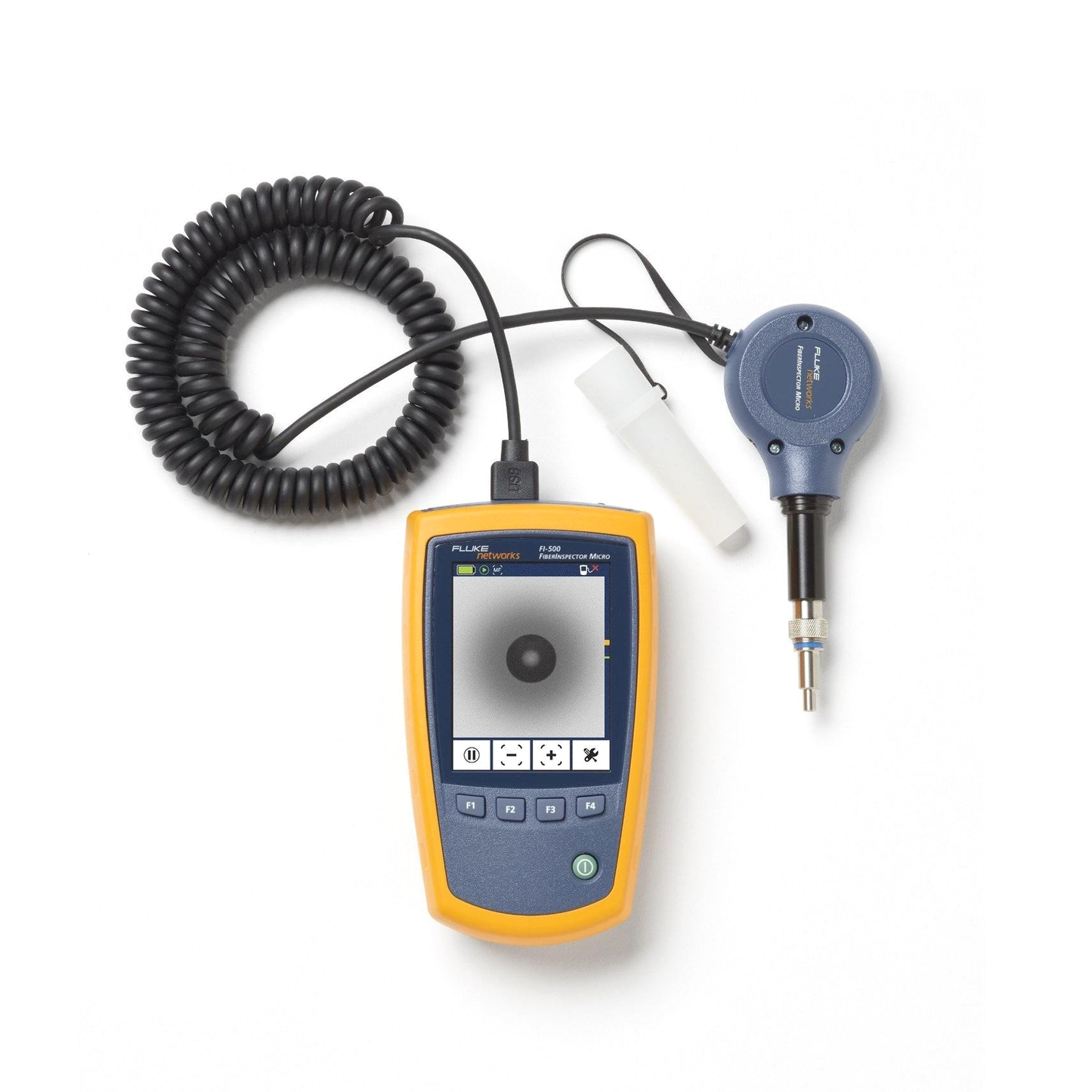 Cámara de Inspección FiberInspector, con Micro Sonda Para Verificar Fibra Óptica Contaminada o Dañada, Compatible con Conectores SC y LC