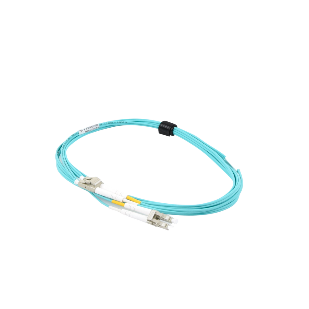Jumper de Fibra �ptica Multimodo 50/125 XGLO OM4, LC-LC Duplex, OFNR, Color Aqua, 3 Metros (9.84 Pies)