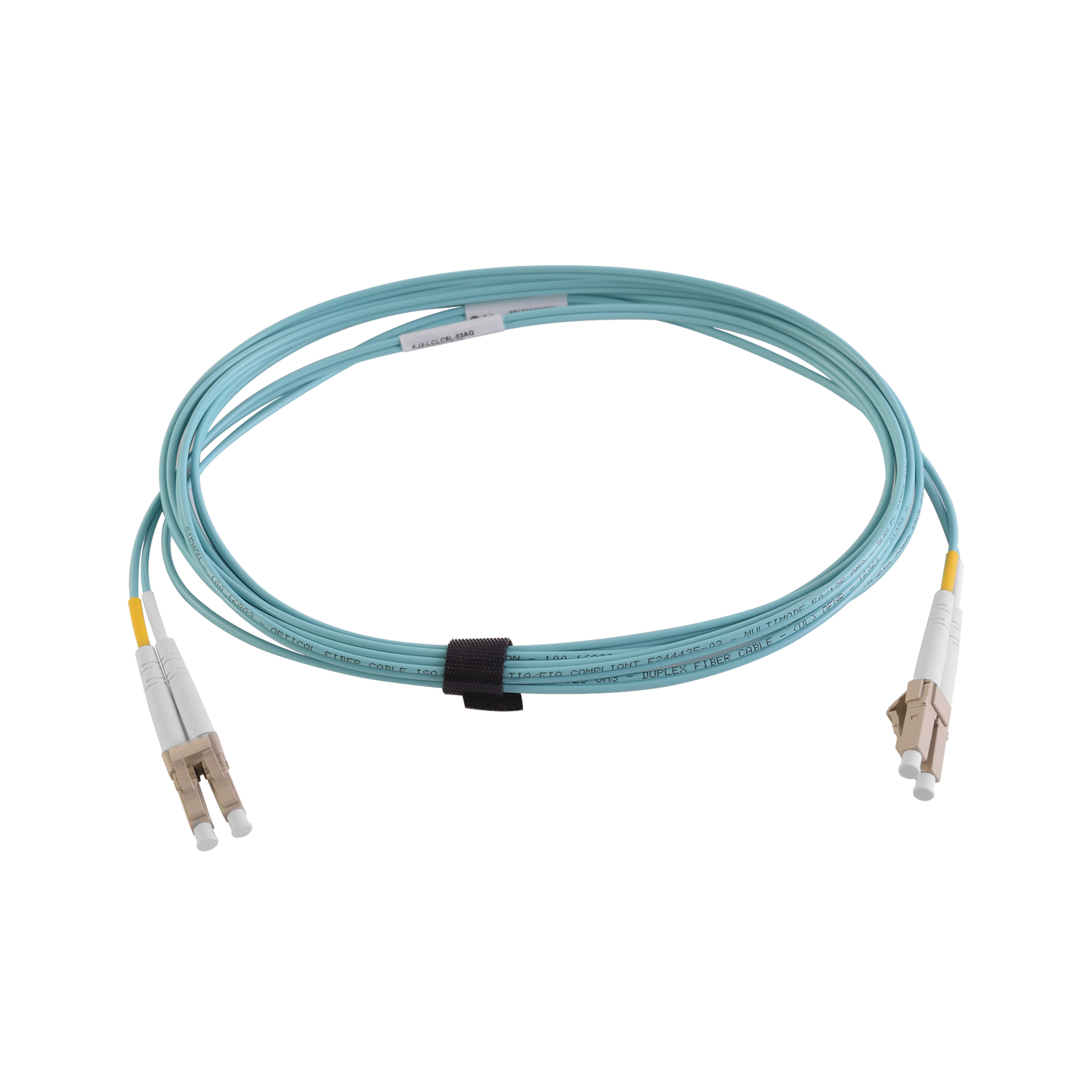 Jumper de Fibra �ptica Multimodo 50/125 XGLO OM4, LC-LC Duplex, OFNR, Color Aqua, 5 Metros (16.40 Pies)