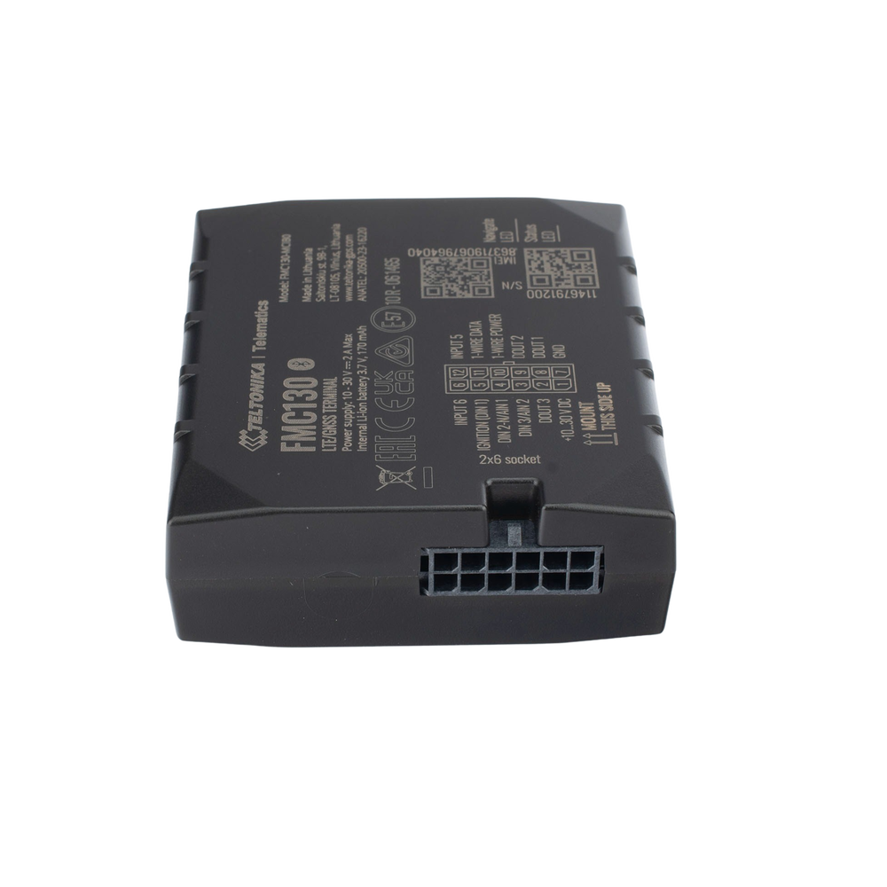 Profesional Rastreador Vehicular (GPS) 4G LTE CAT 1 y 2G / Identificación de Conductores / Bloqueo Remoto / Detección de Jammer / Sensores Bluetooth / Múltiples I/O