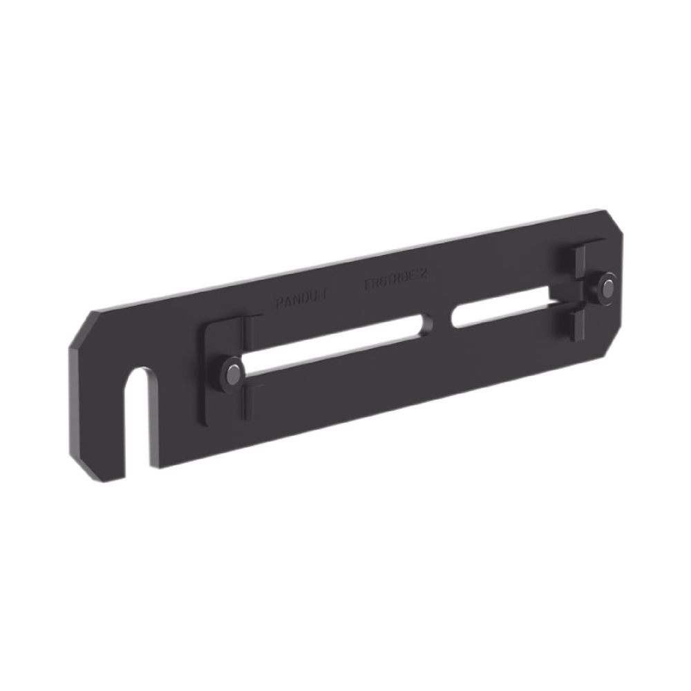 Soporte de Montaje a Techo, para Canaletas FiberRunner 4X4 o 6x4, Uso con Varilla Roscada de 1/2", Color Negro