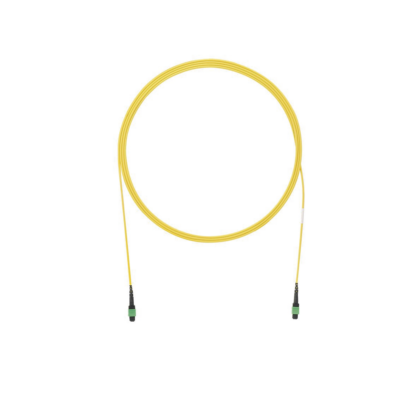 Cable de Interconexión de 12 Fibras Ópticas Monomodo OS2, de PanMPO Hembra a PanMPO Hembra, Polaridad A, LSZH, de 1.5 Metros (4.92 Pies)