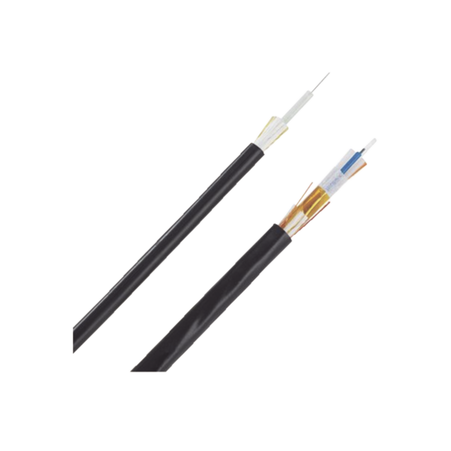 Cable de Fibra Óptica de 12 Hilos, Monomodo OS2, Interior/Exterior, Loose Tube 250um, No Conductiva (Dieléctrica), OFNP (Plenum), Precio Por Metro