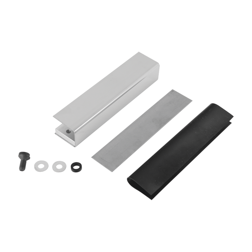 Montaje "U" para Puertas de Vidrio/ 3/4" de Grosor/Para chapas magnéticas de 600 y 750 lbs / Ajuste por Opresores