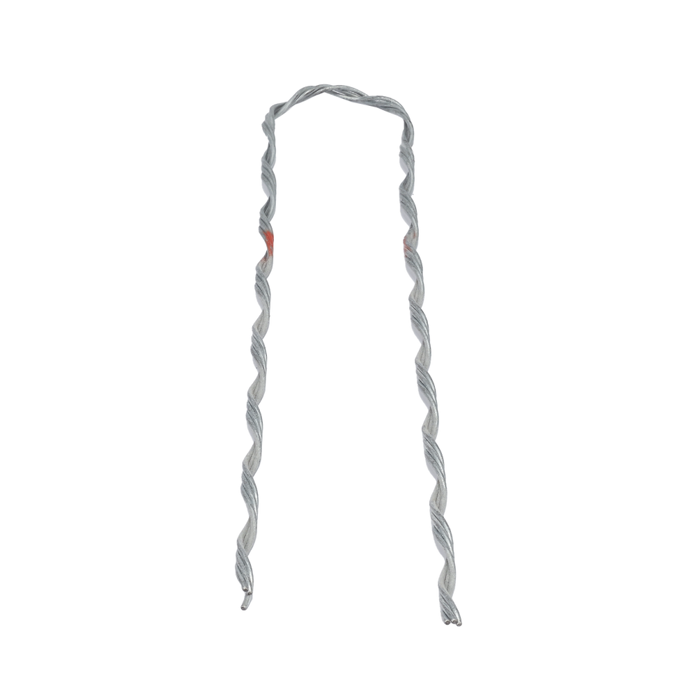Remate Preformado para Fibra Óptica Figura 8, Span 100 m, para mensajero de acero con diámetro Φ 3.6 mm