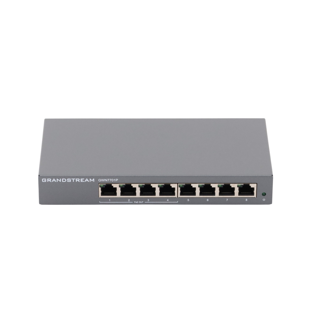 Switch PoE+ Gigabit No Administrable / 8 puertos 10/100/1000 Mbps / 4 puertos PoE+ / hasta 60W