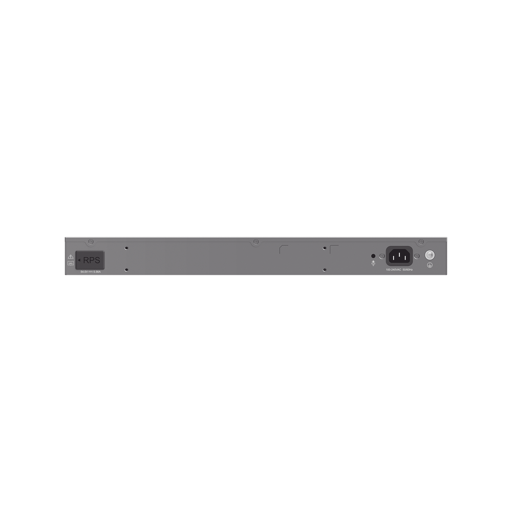 Switch Capa 3 PoE+ Administrable / 24 puertos 10/100/1000 Mbps + 4 Puertos SFP+ de 10 Gigabits / Hasta 360W / Compatible con GWN Cloud.