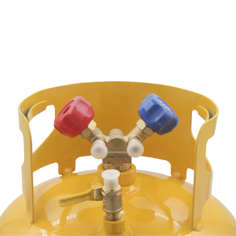 Cilindro/Tanque portátil 30 Libras / para contenido de refrigerante / Aires Acondicionados / Refrigeración / Climatización Automotriz.