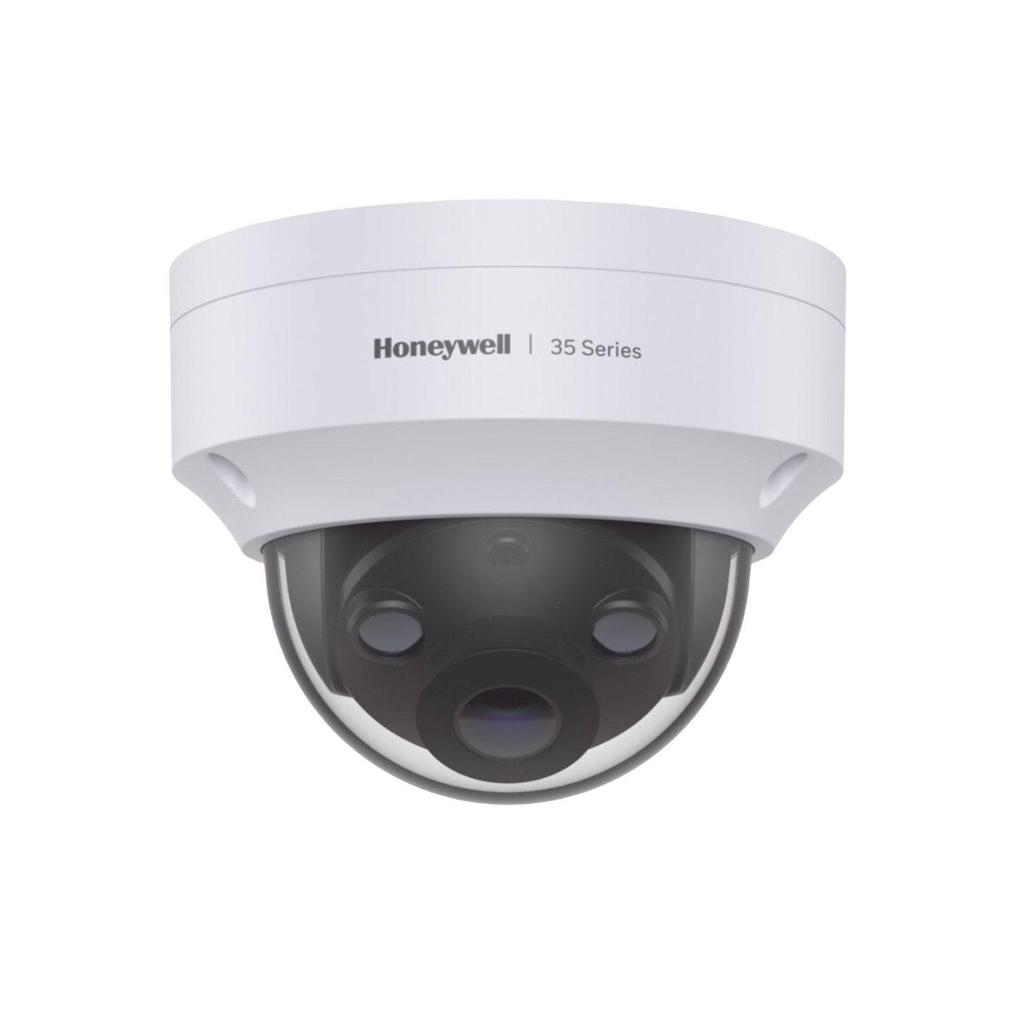 Domo IP 3 Megapixel / Lente 2.8 mm / 40 mts IR / Ultra Baja Iluminación / NDAA / ONVIF / Exterior IP66 / Antivandalico IK10 / Ultra Baja Iluminación / H.265 / PoE / Serie 35 / Honeywell Security